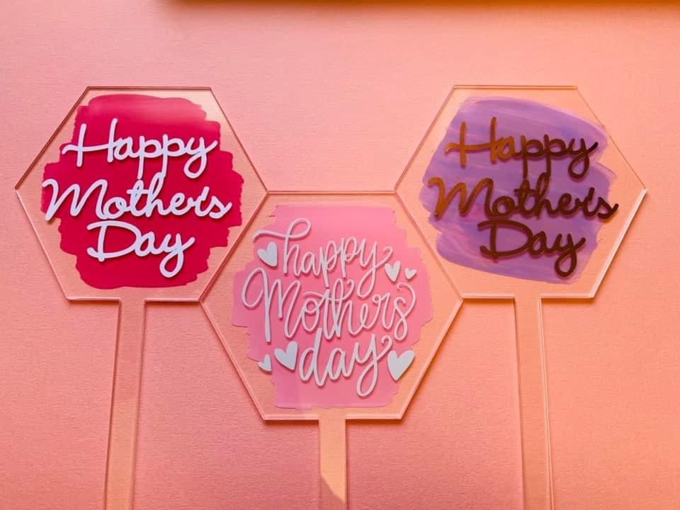 Mother’s Day cake toppers