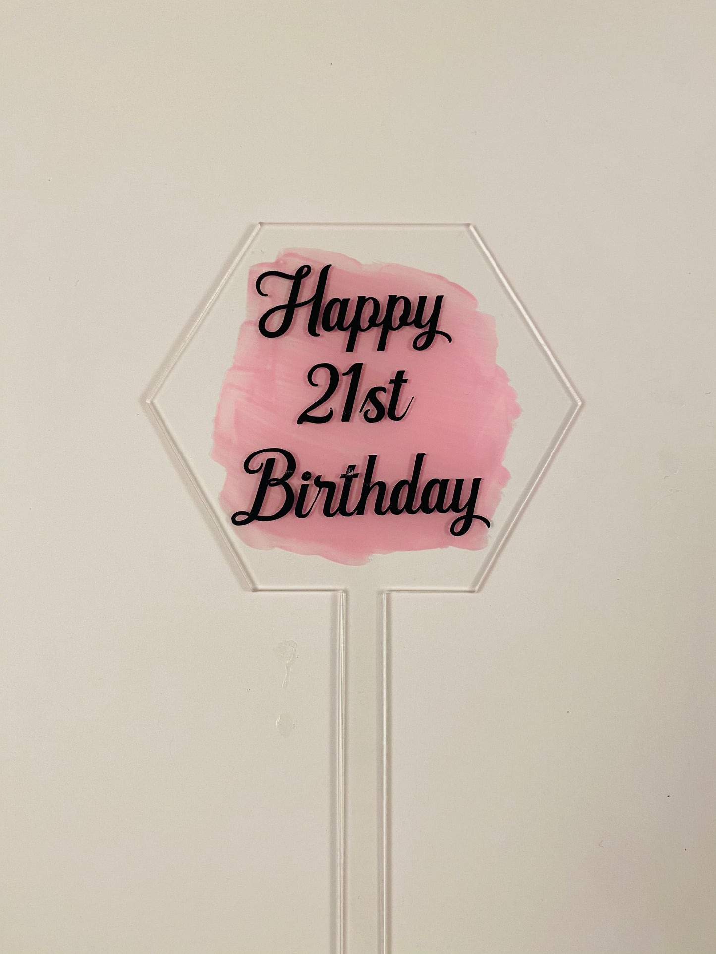 ACRYLIC CAKE TOPPERS