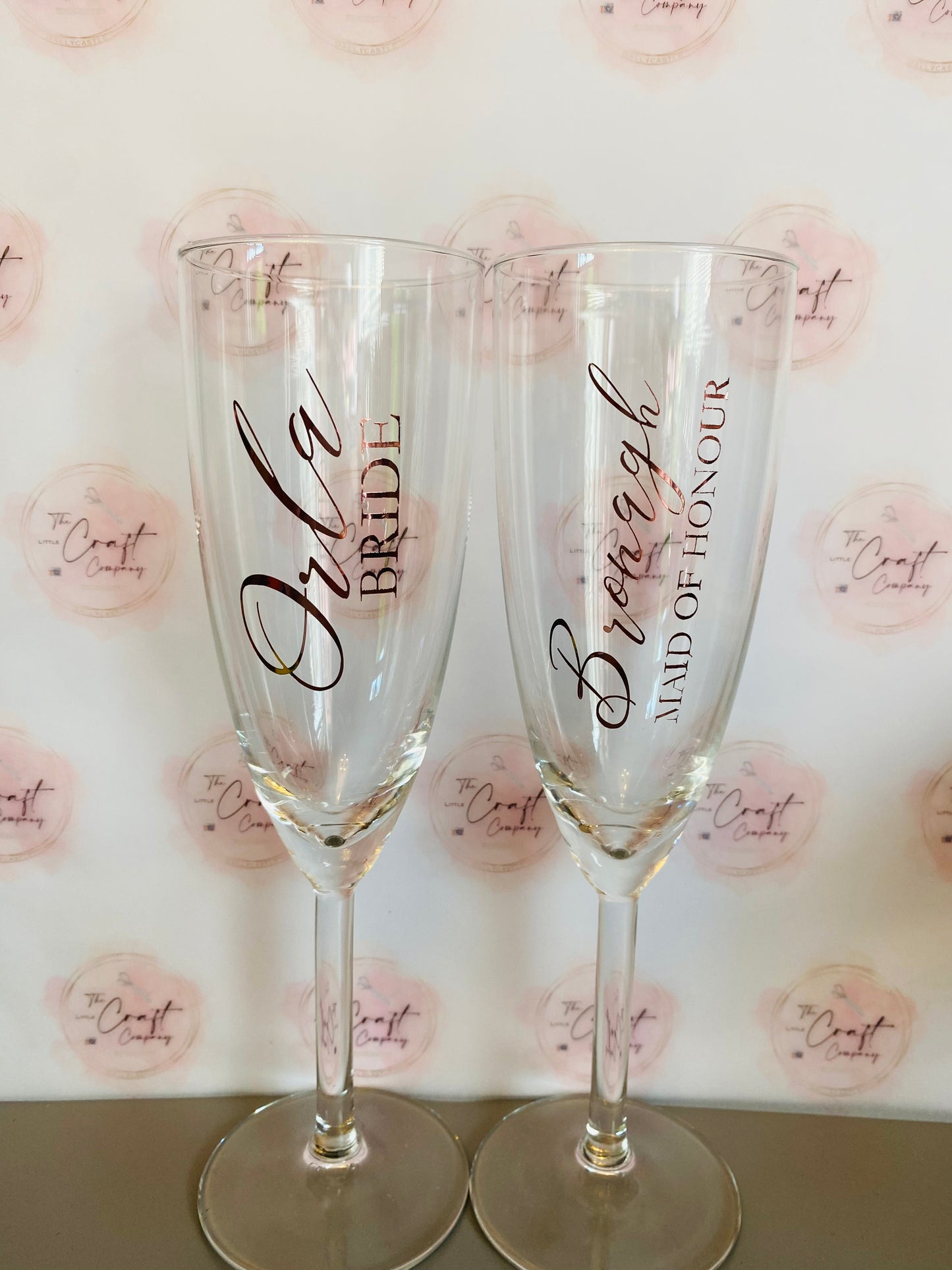 Wedding champagne flutes