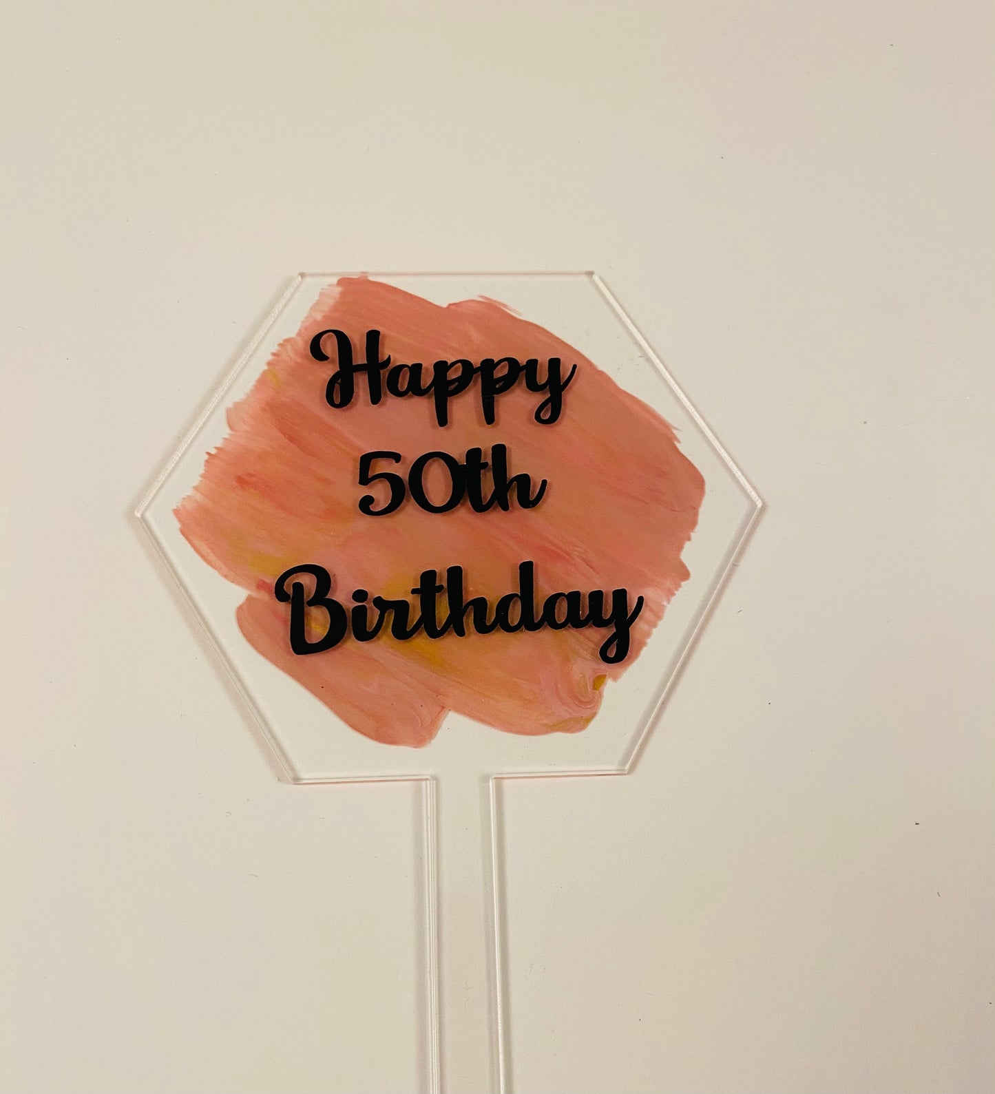 ACRYLIC CAKE TOPPERS