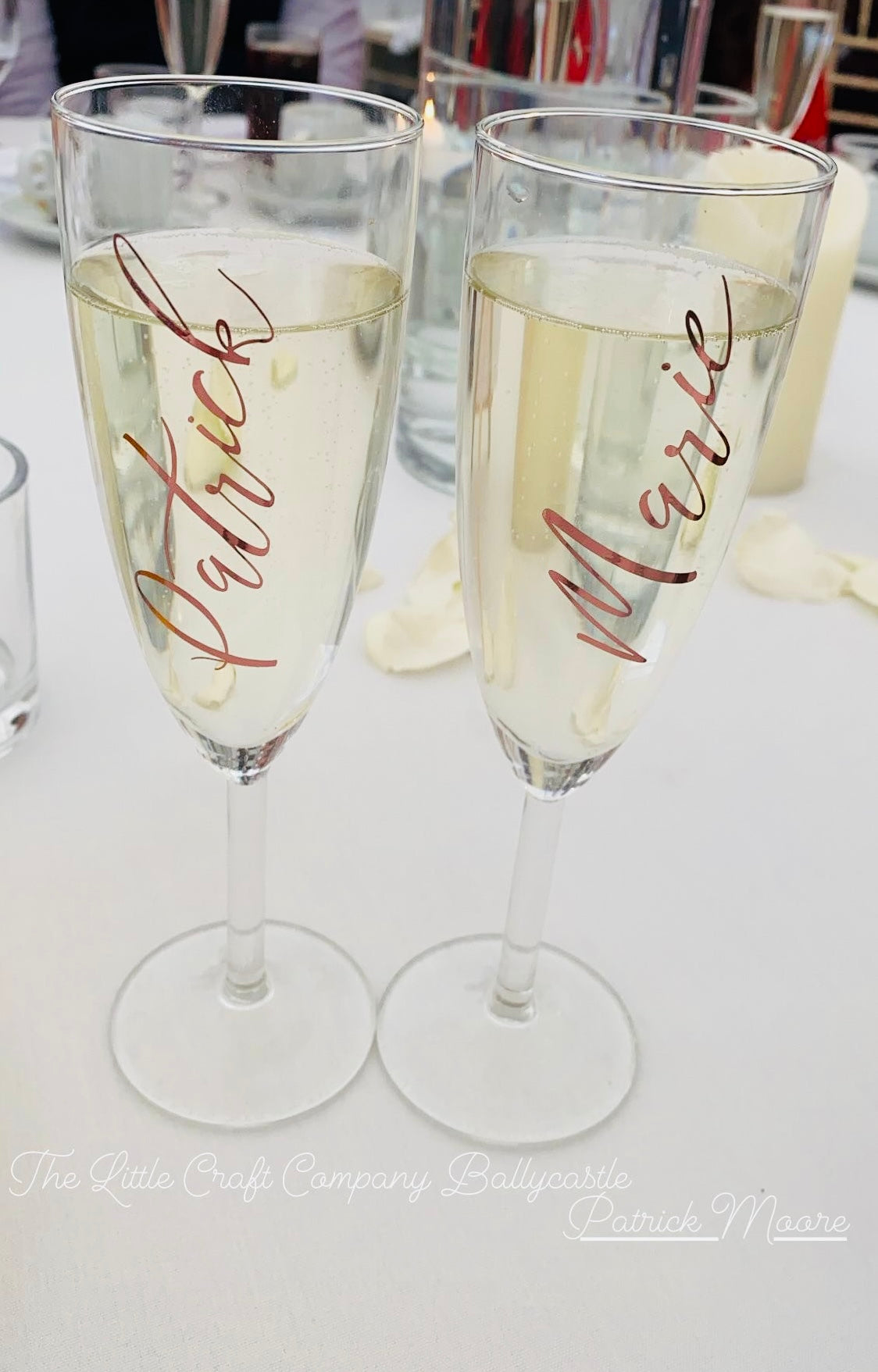 Personalised Champagne glass