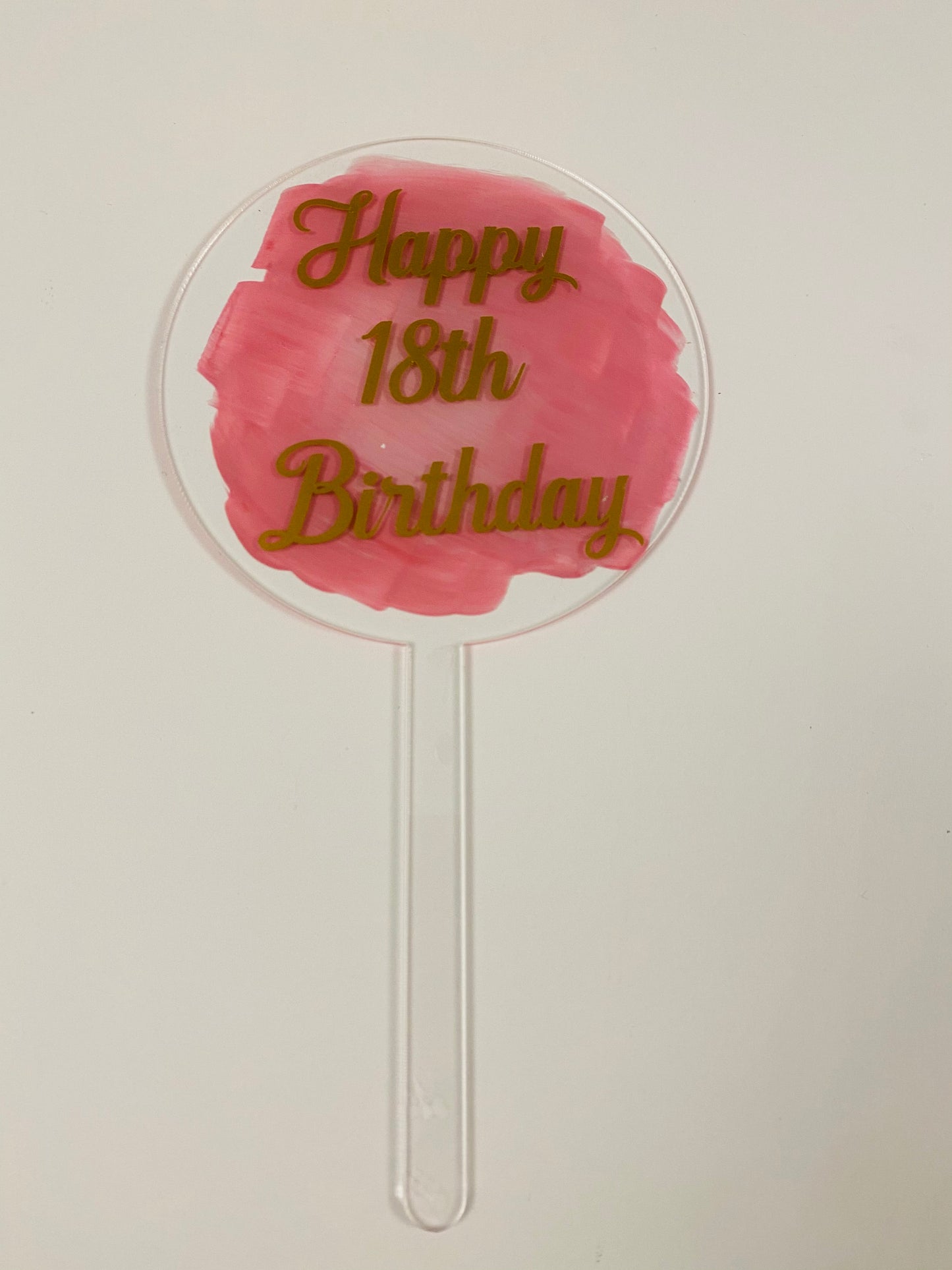 ACRYLIC CAKE TOPPERS