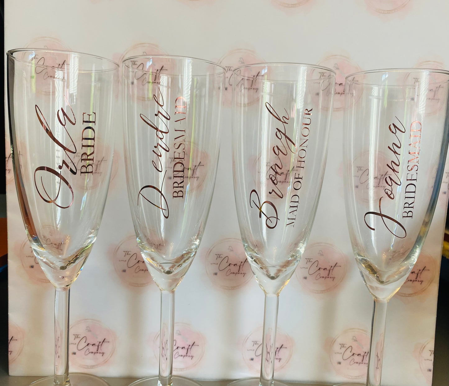 Wedding champagne flutes