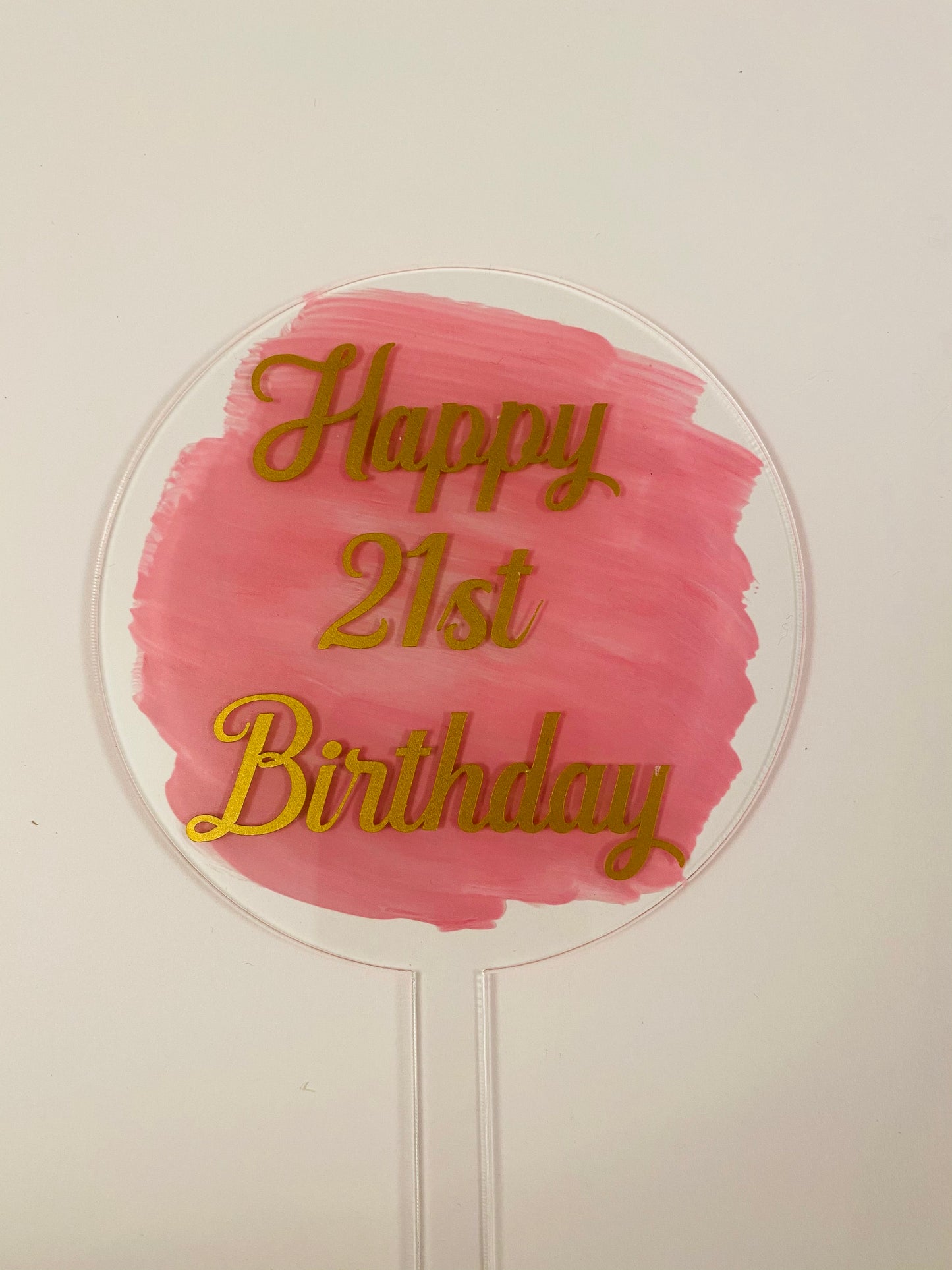 ACRYLIC CAKE TOPPERS