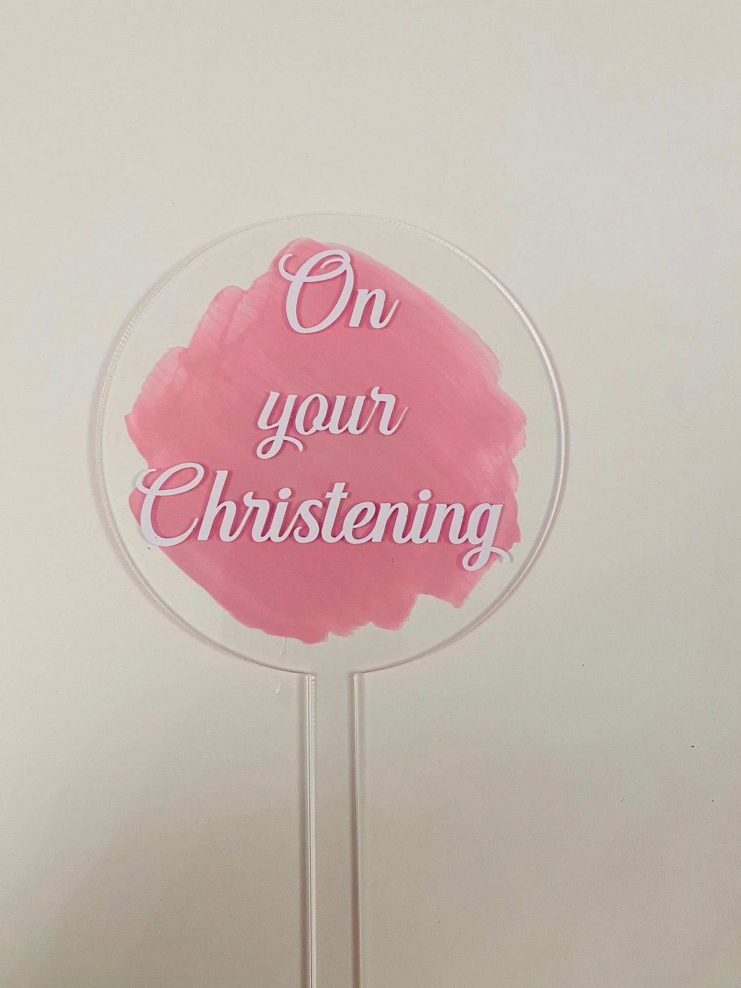 ACRYLIC CAKE TOPPERS