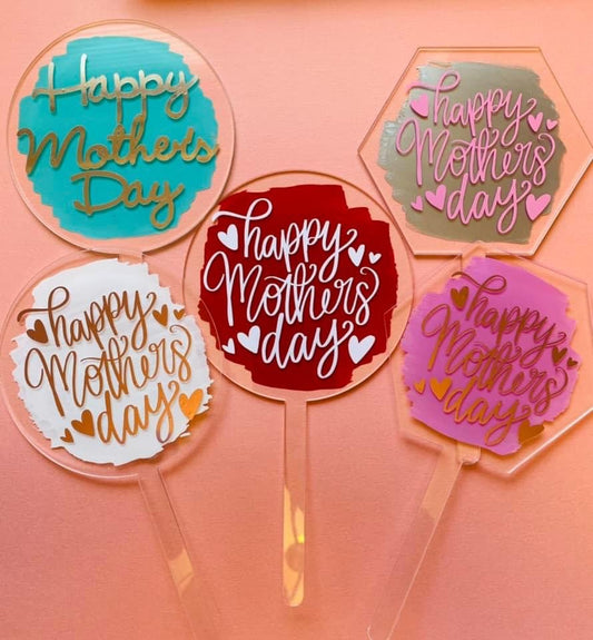 Mother’s Day cake toppers