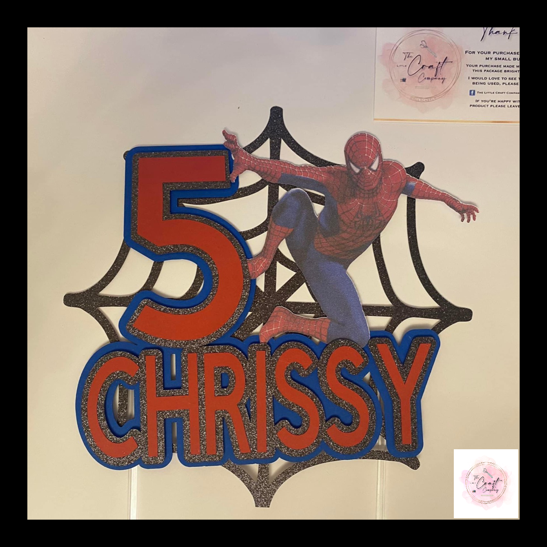 Spiderman Standee Cake Topper & cupcake Topper, Hobbies & Toys, Stationery  & Craft, Art & Prints on Carousell