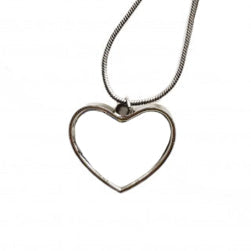 Heart picture pendant necklace