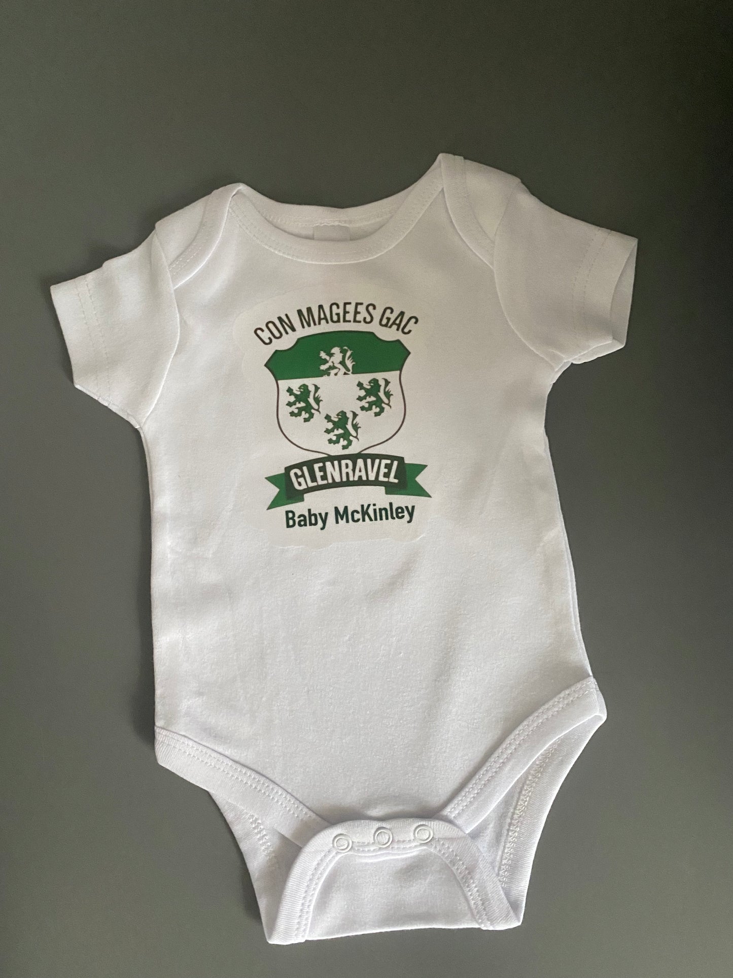 Personalised baby vest