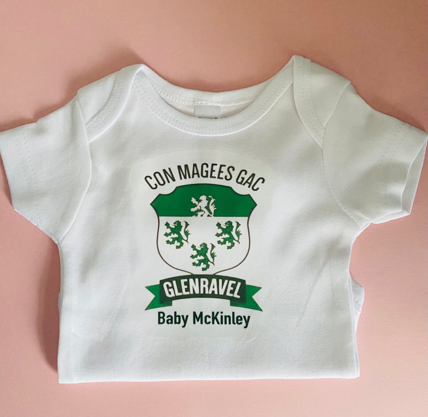 Personalised baby vest